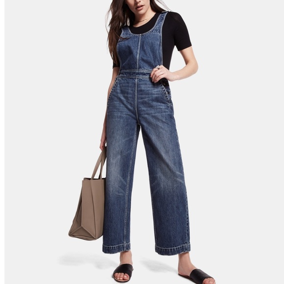 Rebecca Taylor Pants - La Vie by Rebecca Taylor Denim Jumpsuit Overalls Sz XS